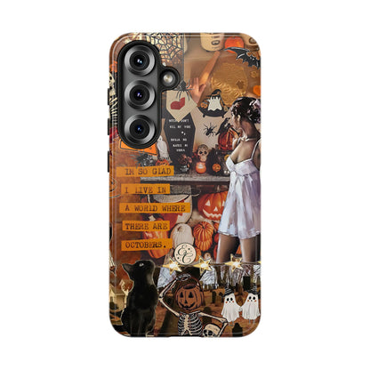 Halloween Aesthetic Collage Tough Phone Case