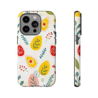 Colorful Easter Egg Pattern Tough Phone Case