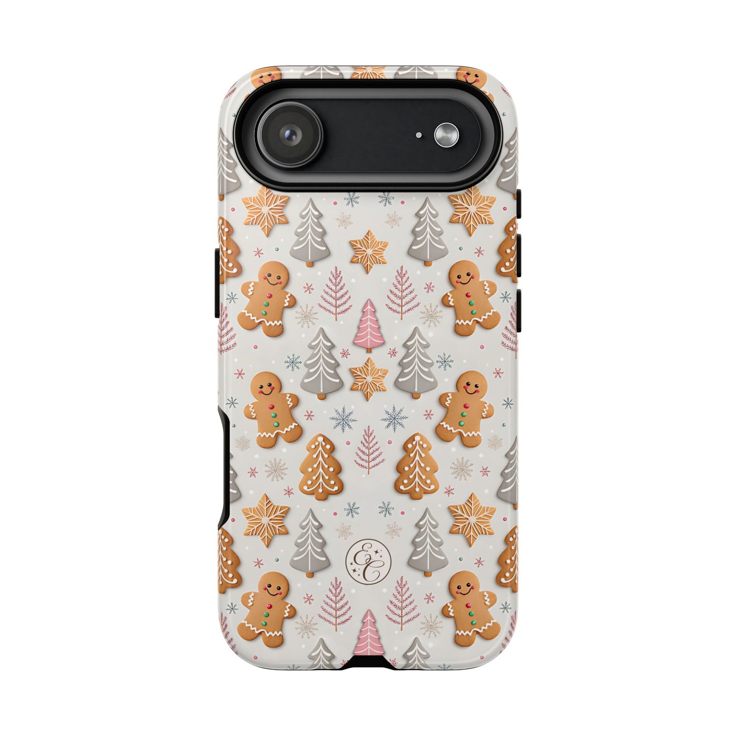 Christmas Gingerbread Man Pattern Tough Phone Case