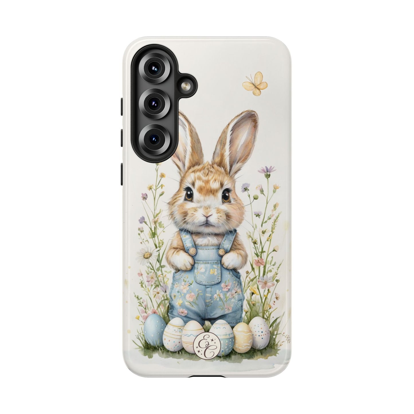 Bunny with Easter Eggs Tough Phone Case