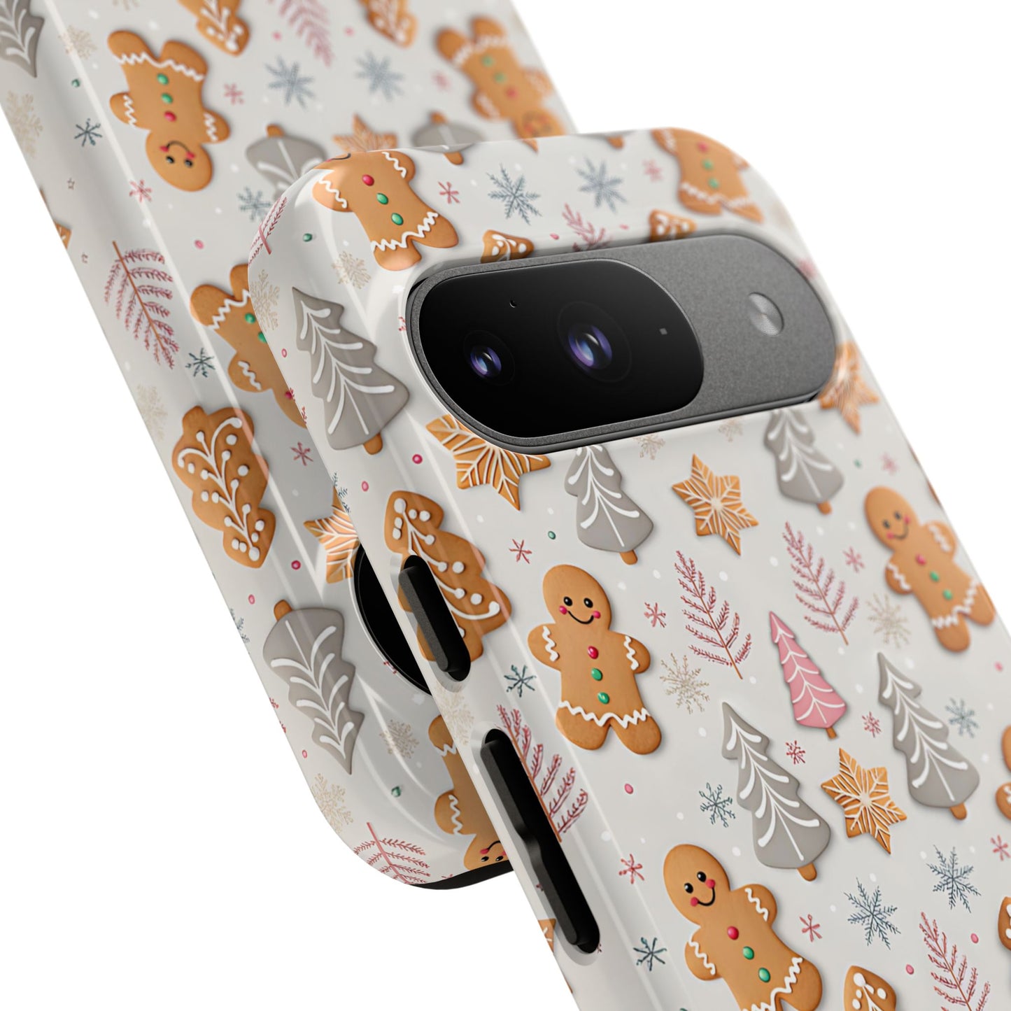 Christmas Gingerbread Man Pattern Tough Phone Case