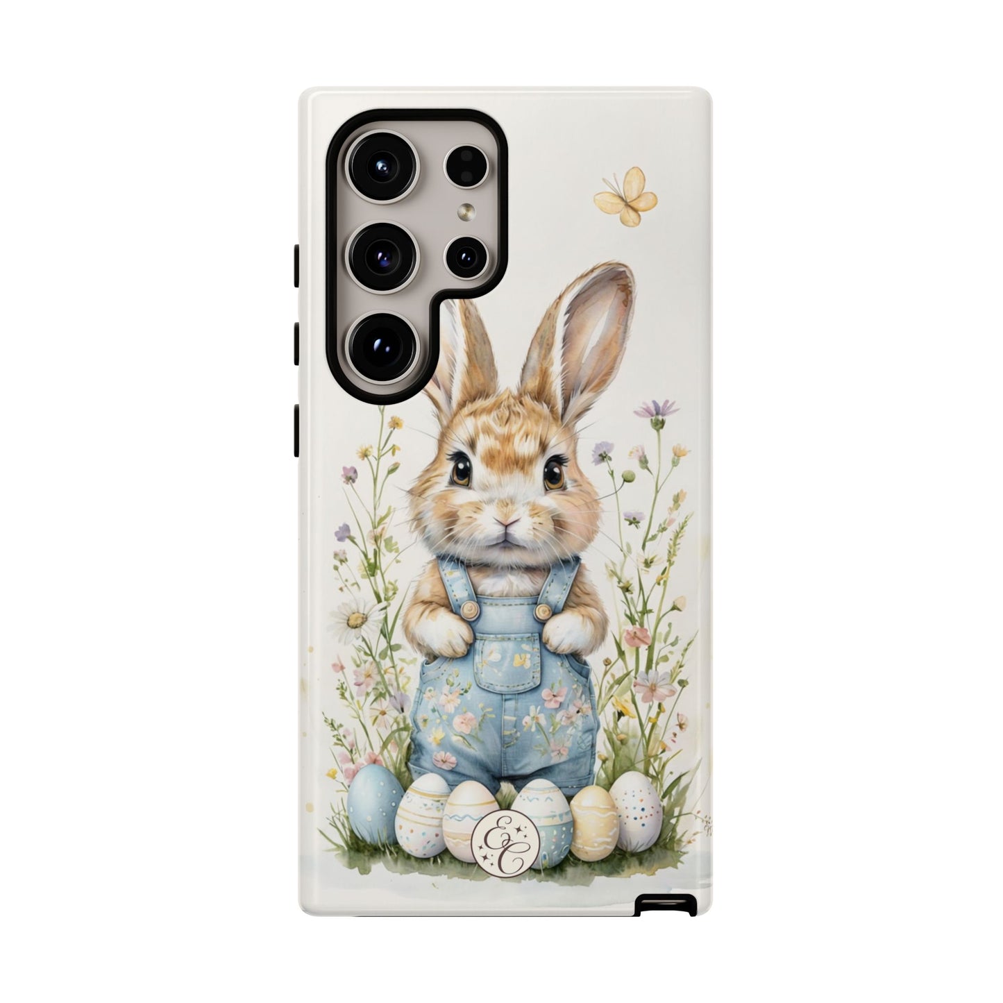 Bunny with Easter Eggs Tough Phone Case