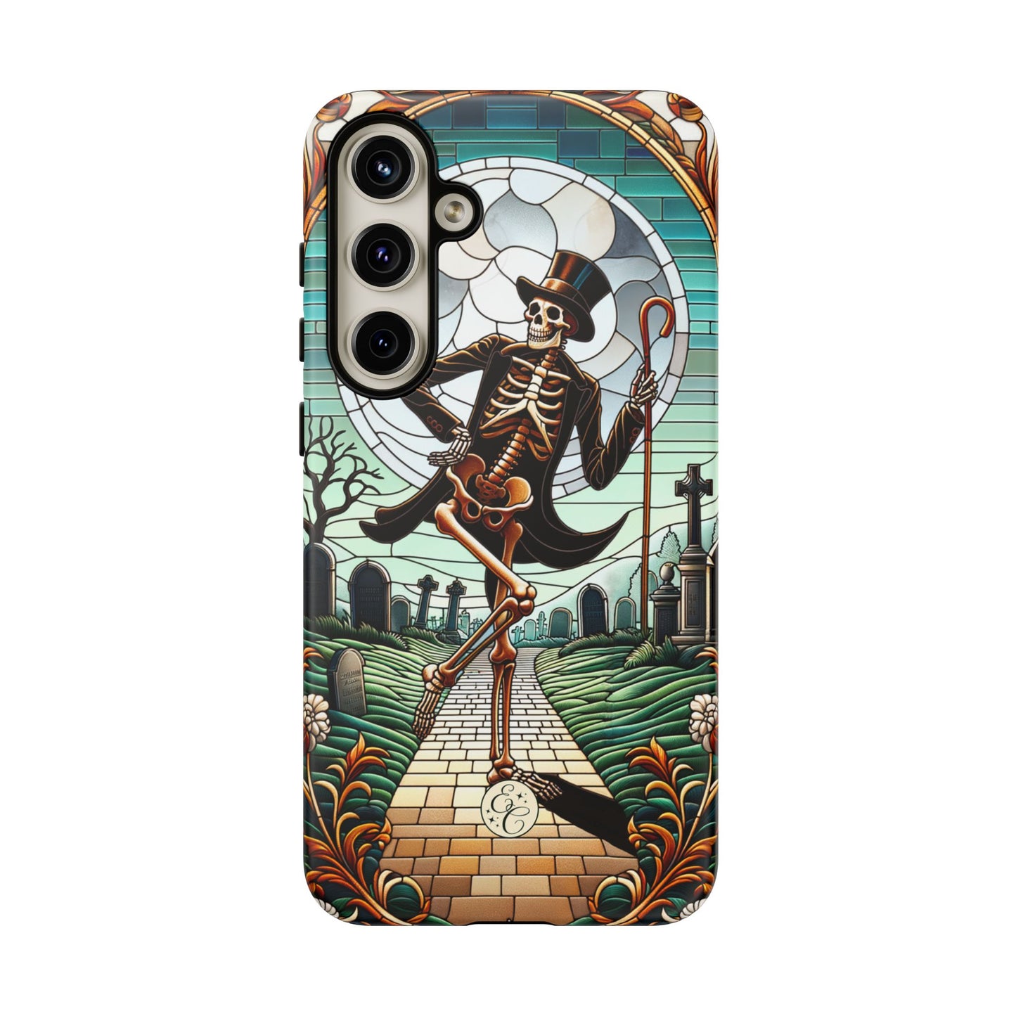 Dancing Skeleton Tough Phone Case