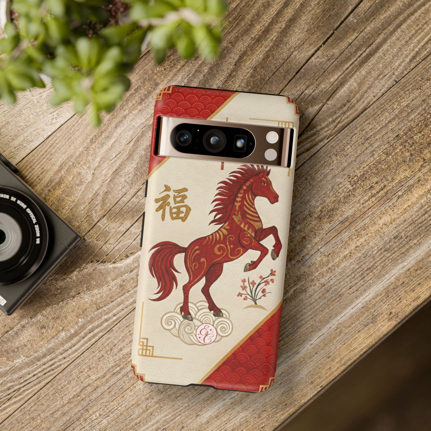 Chinese Zodiac Horse Tough Phone Case