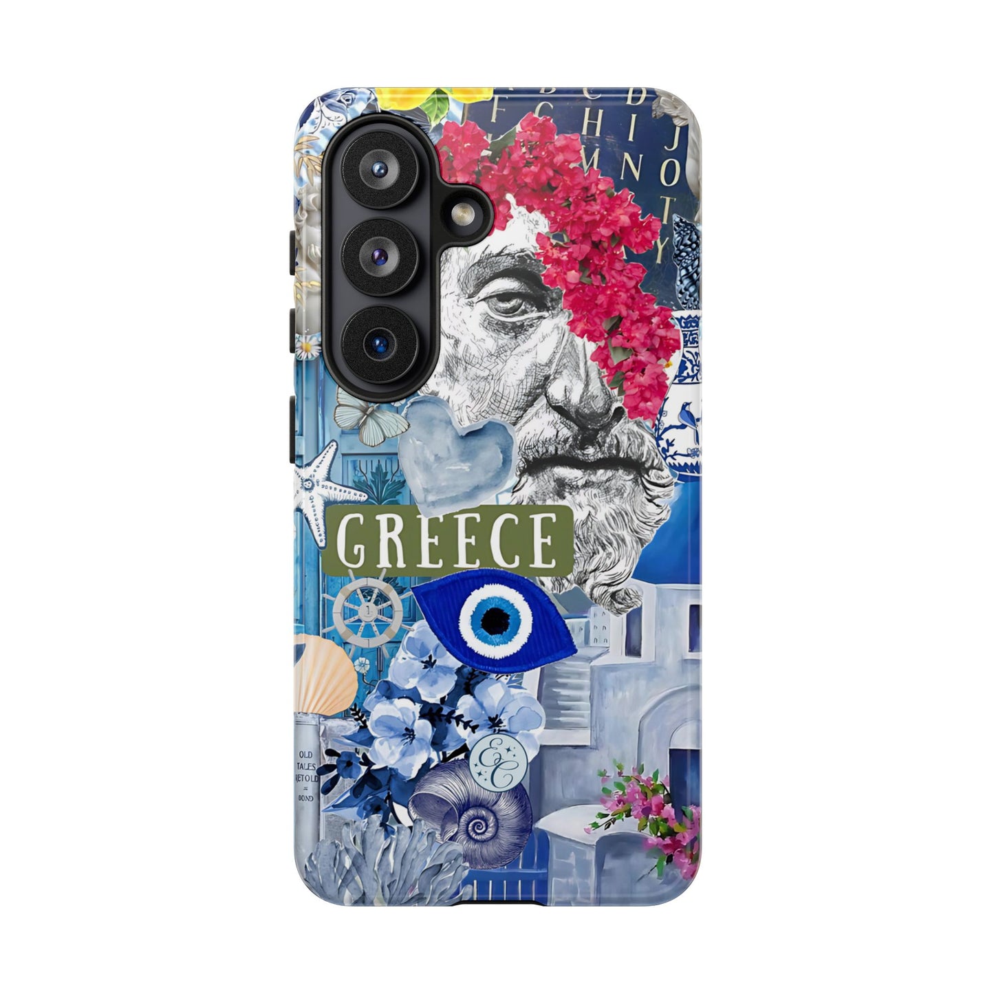 Greek Summer Collage Tough Phone Case