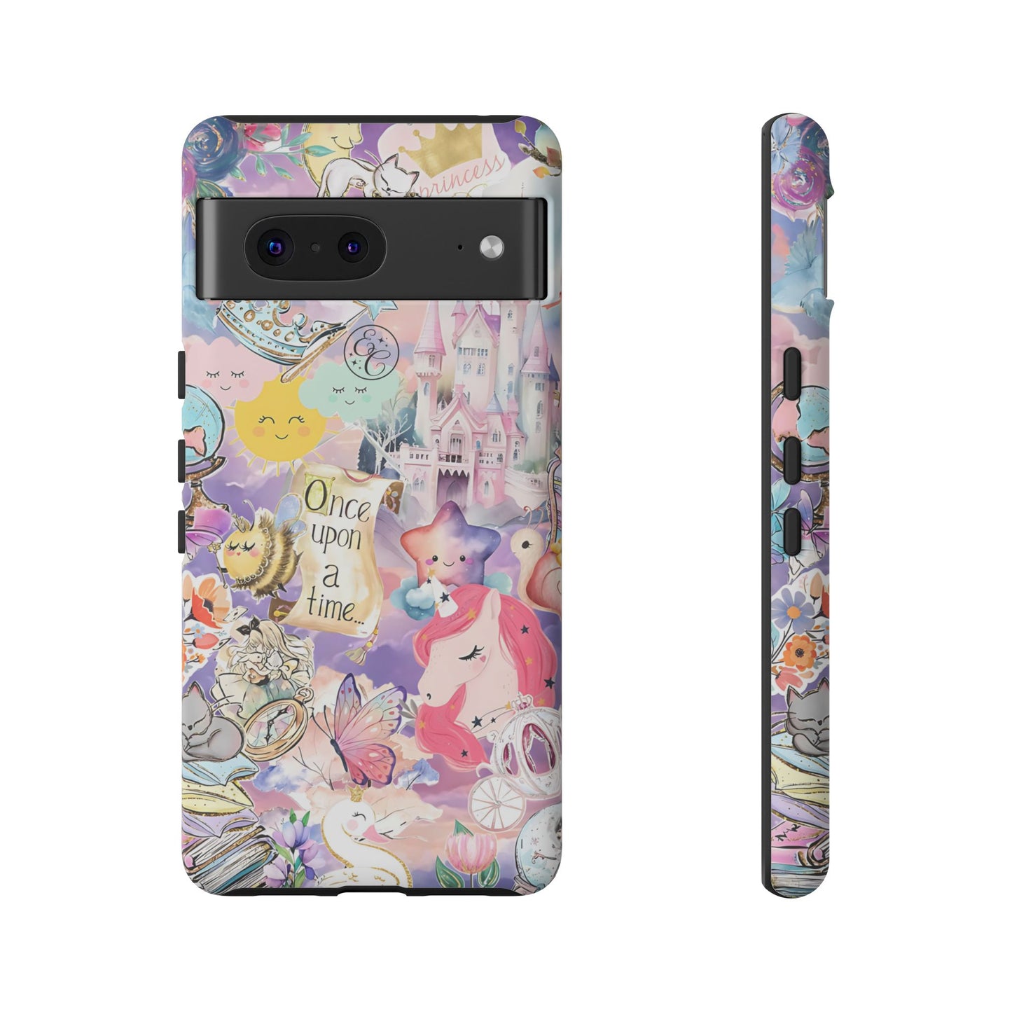 Whimsical Fairytale Collage Tough Phone Case