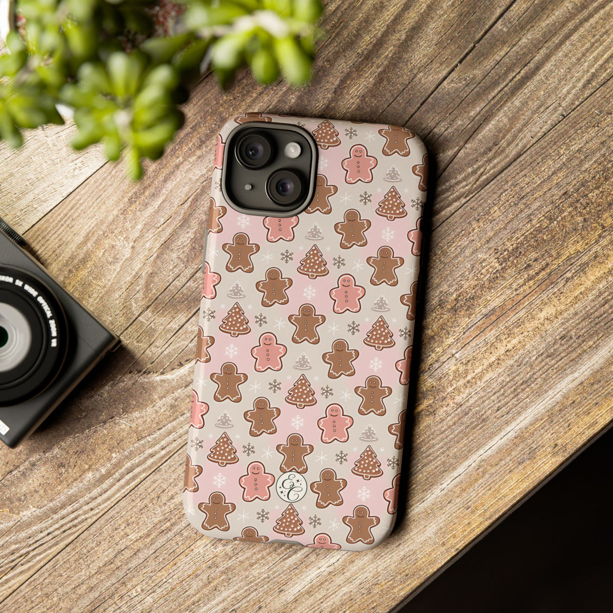 Gingerbread Men & Xmas Tree Pattern Phone Case