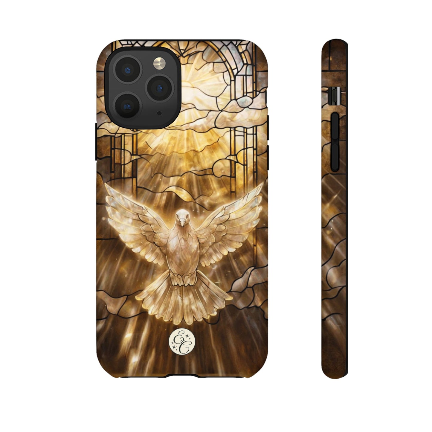 Holy Spirit Stained Glass Tough Phone Case