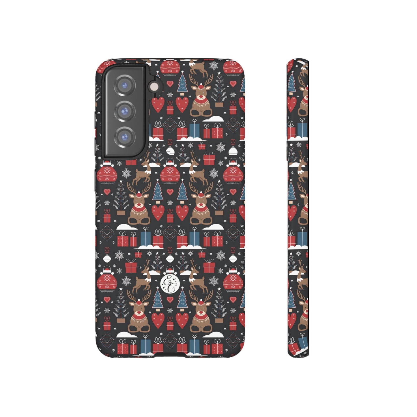 Christmas Holiday Pattern Tough Phone Case