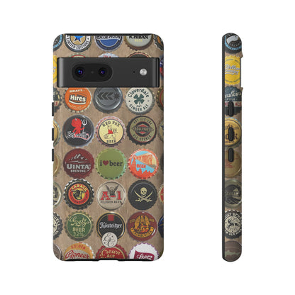 Beer Bottle Caps Tough Phone Case