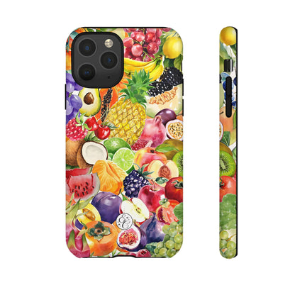 Colorful Fruits Collage Tough Phone Case