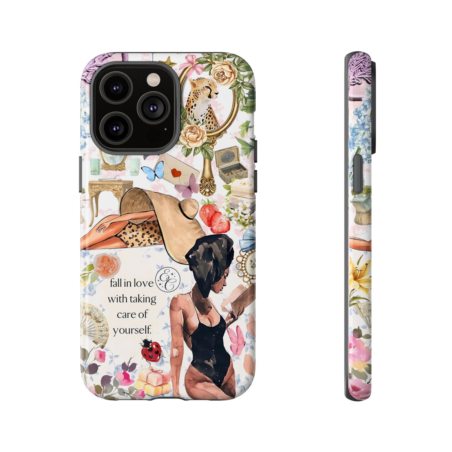 Aesthetic Coquette Collage Tough Phone Case