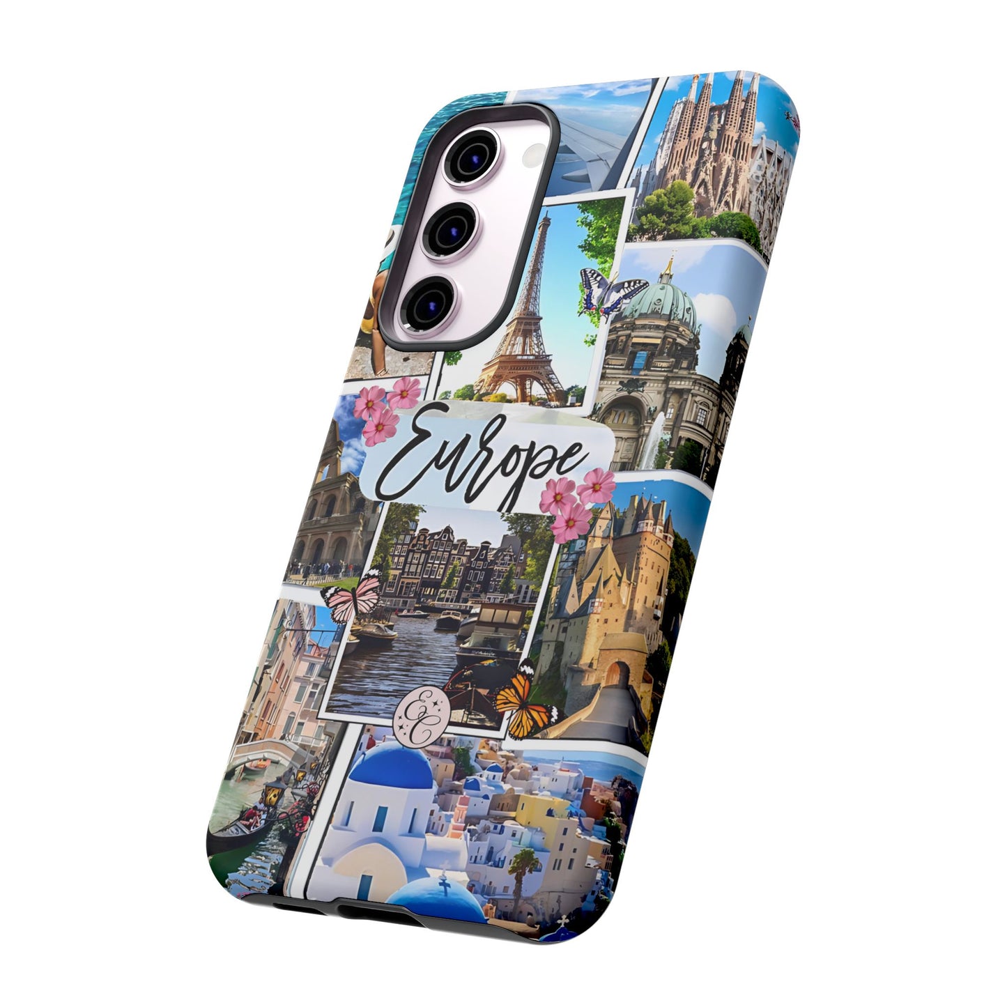 Europe Travel Collage Tough Phone Case