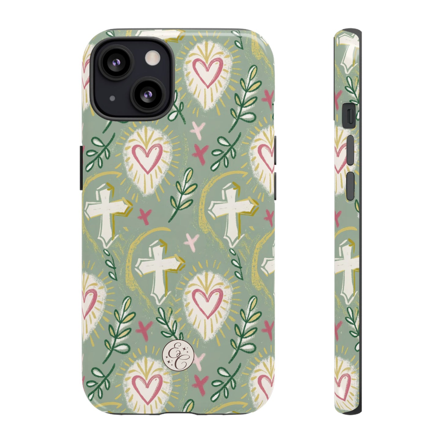 Christian Cross Boho Pattern Tough Phone Case