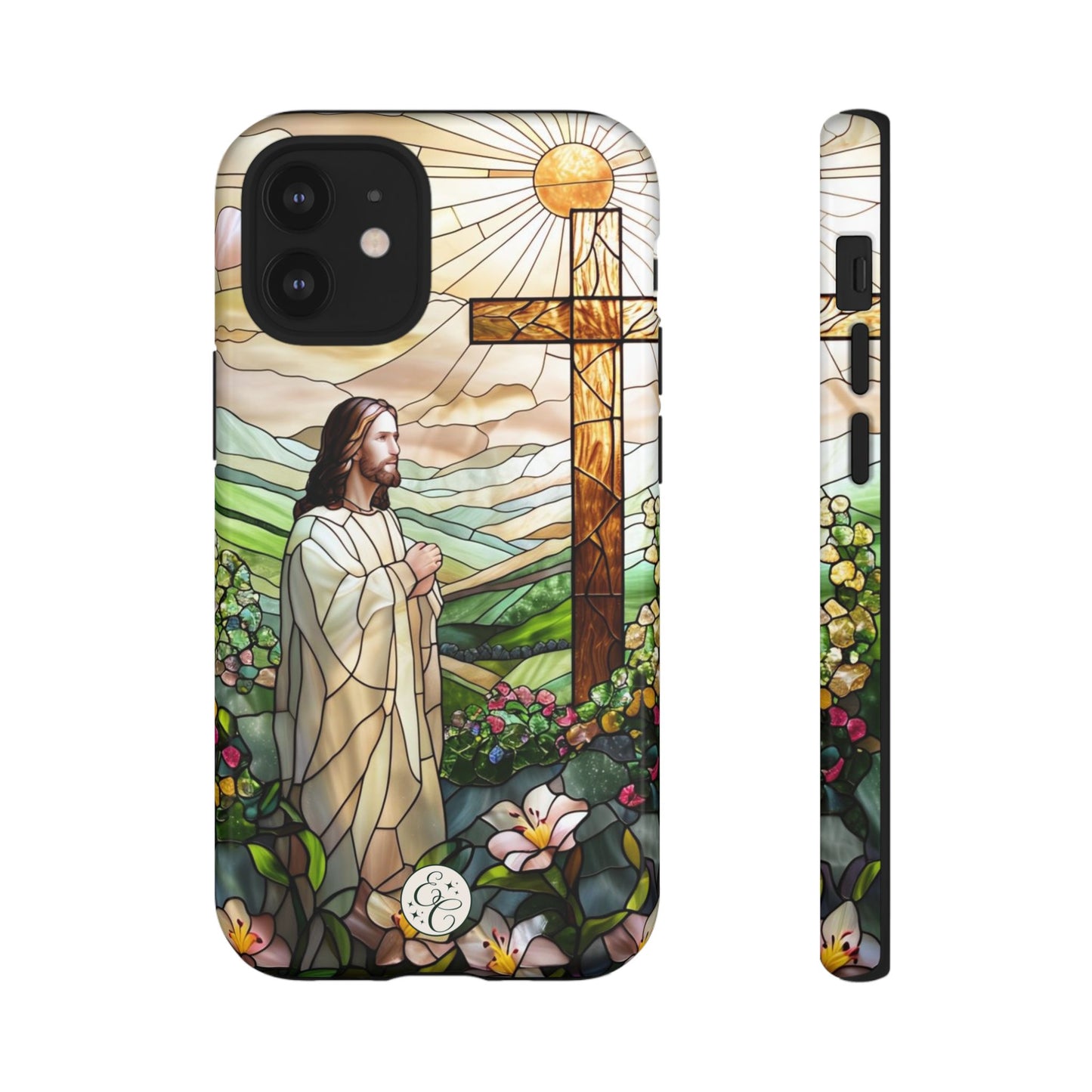 Jesus Stained Glass Tough Phone Case
