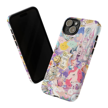 Whimsical Fairytale Collage Tough Phone Case