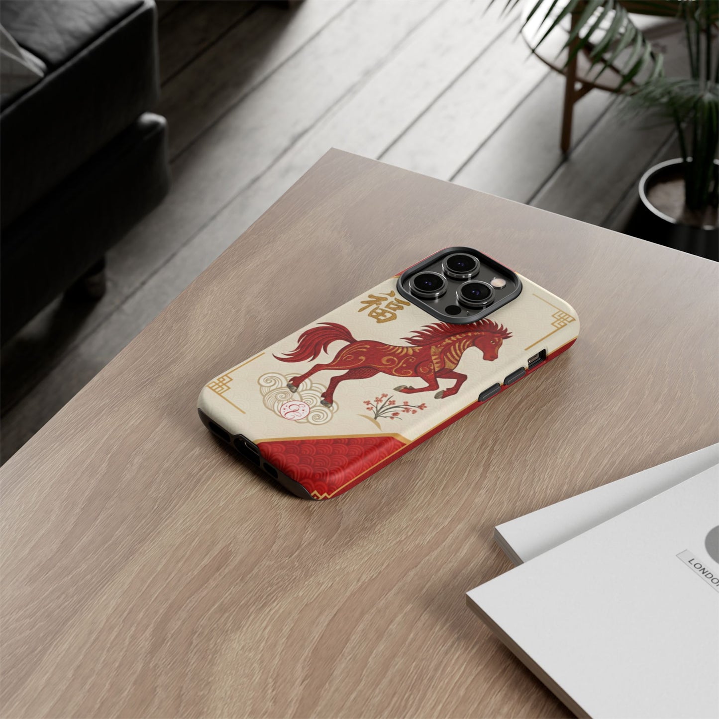 Chinese Zodiac Horse Tough Phone Case