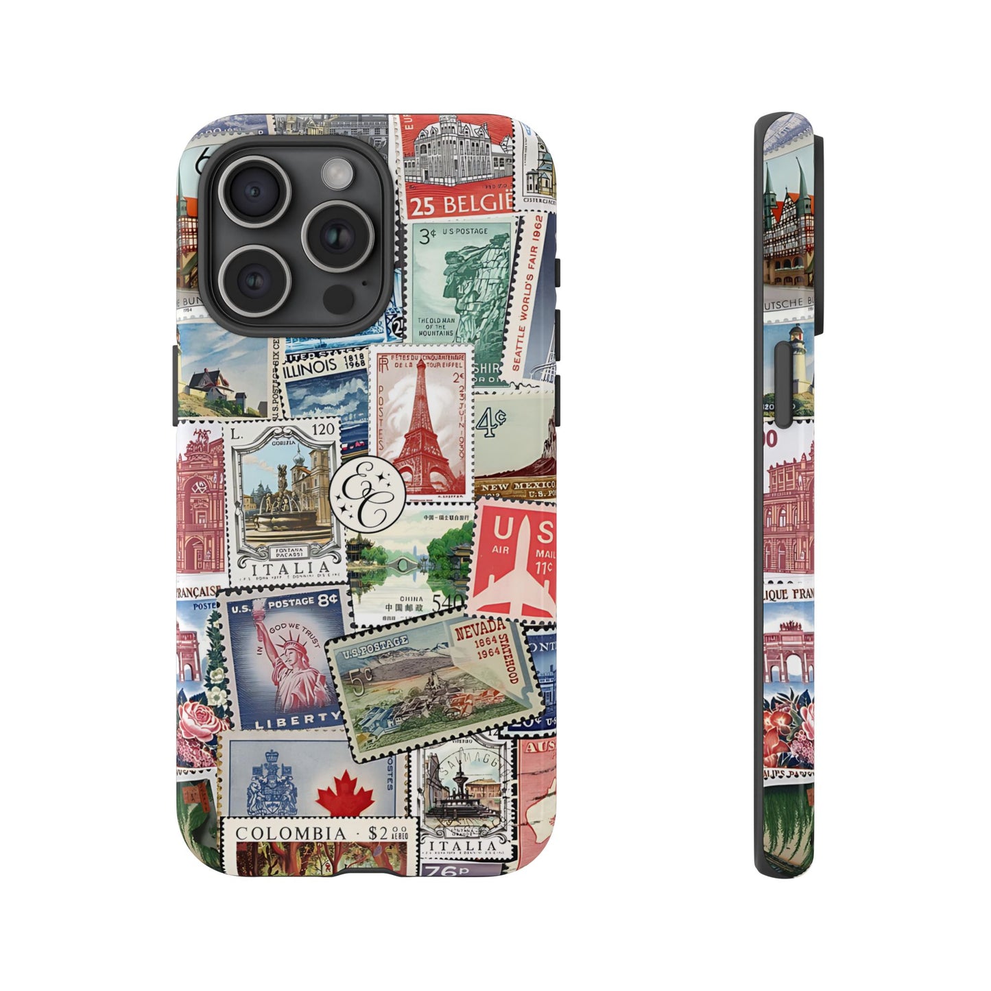 Vintage Stamp Collection Tough Phone Case