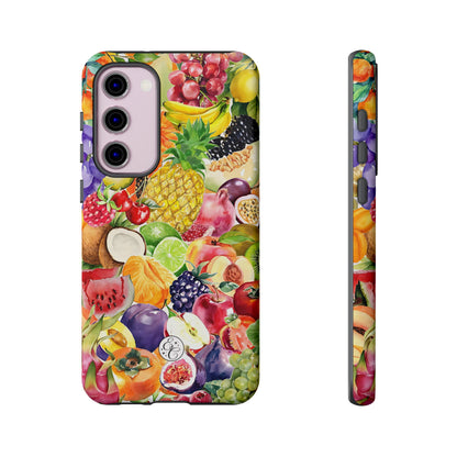 Colorful Fruits Collage Tough Phone Case