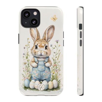 Bunny with Easter Eggs Tough Phone Case