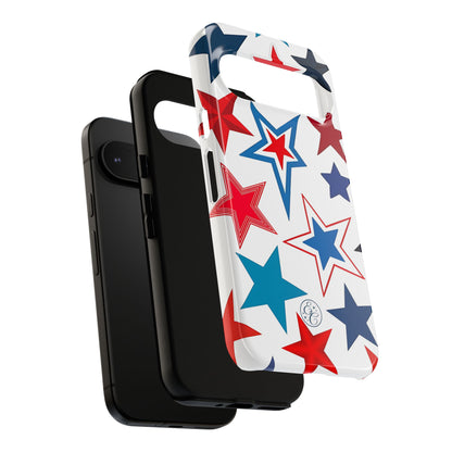 Patriotic Star Pattern Tough Phone Case