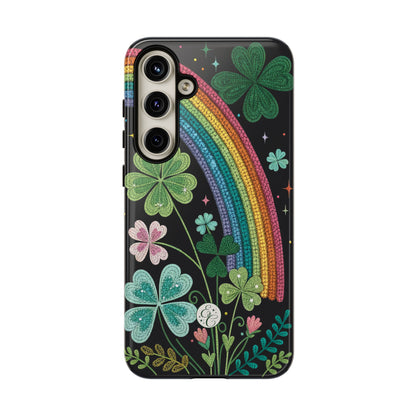 Rainbow & Shamrock Tough Phone Case