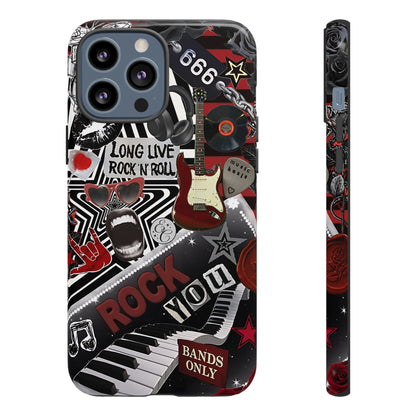 Rock and Roll Collage Tough Phone Case