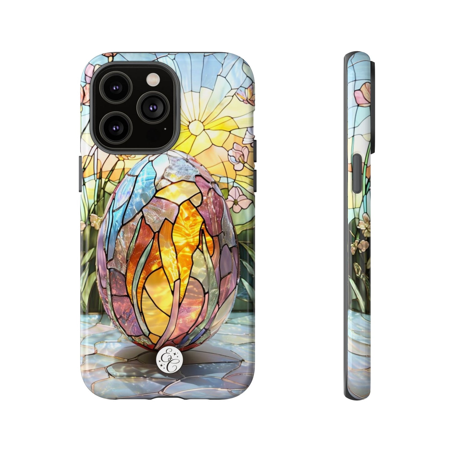 Easter Egg Stained Glass Tough Phone Case