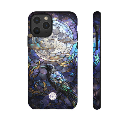 Stained Glass Raven Tough Phone Case