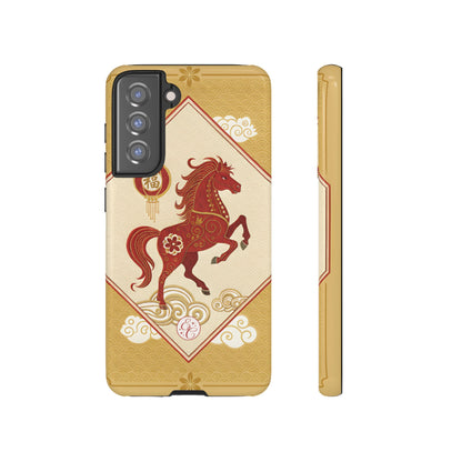 Chinese New Year Lucky Horse Tough Phone Case