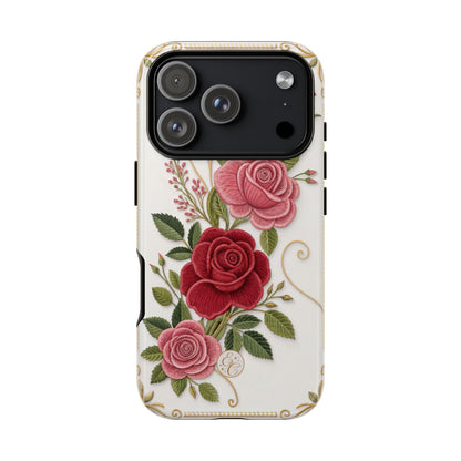 Elegant Rose Garden Tough Phone Case