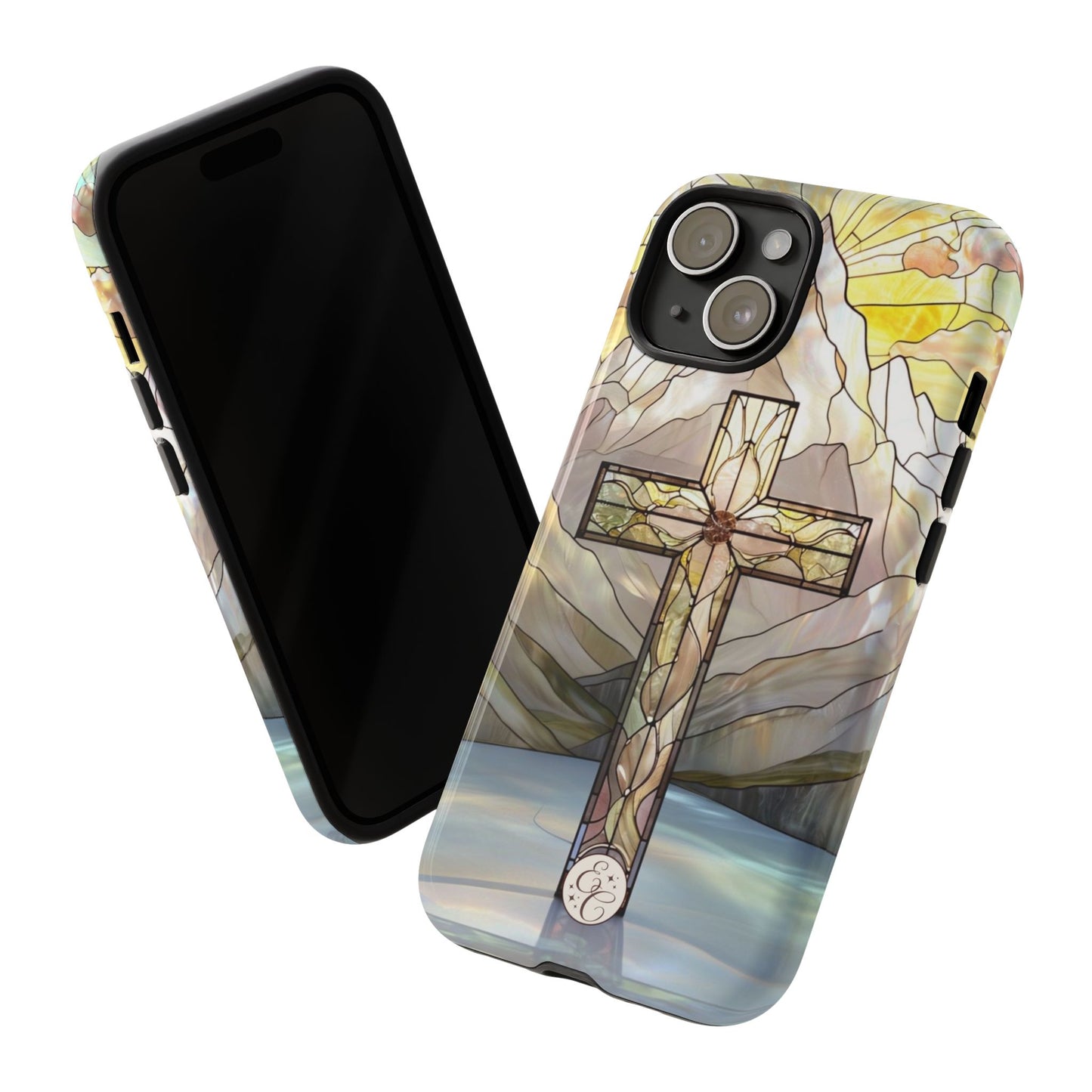 Stained Glass Cross Tough Phone Case
