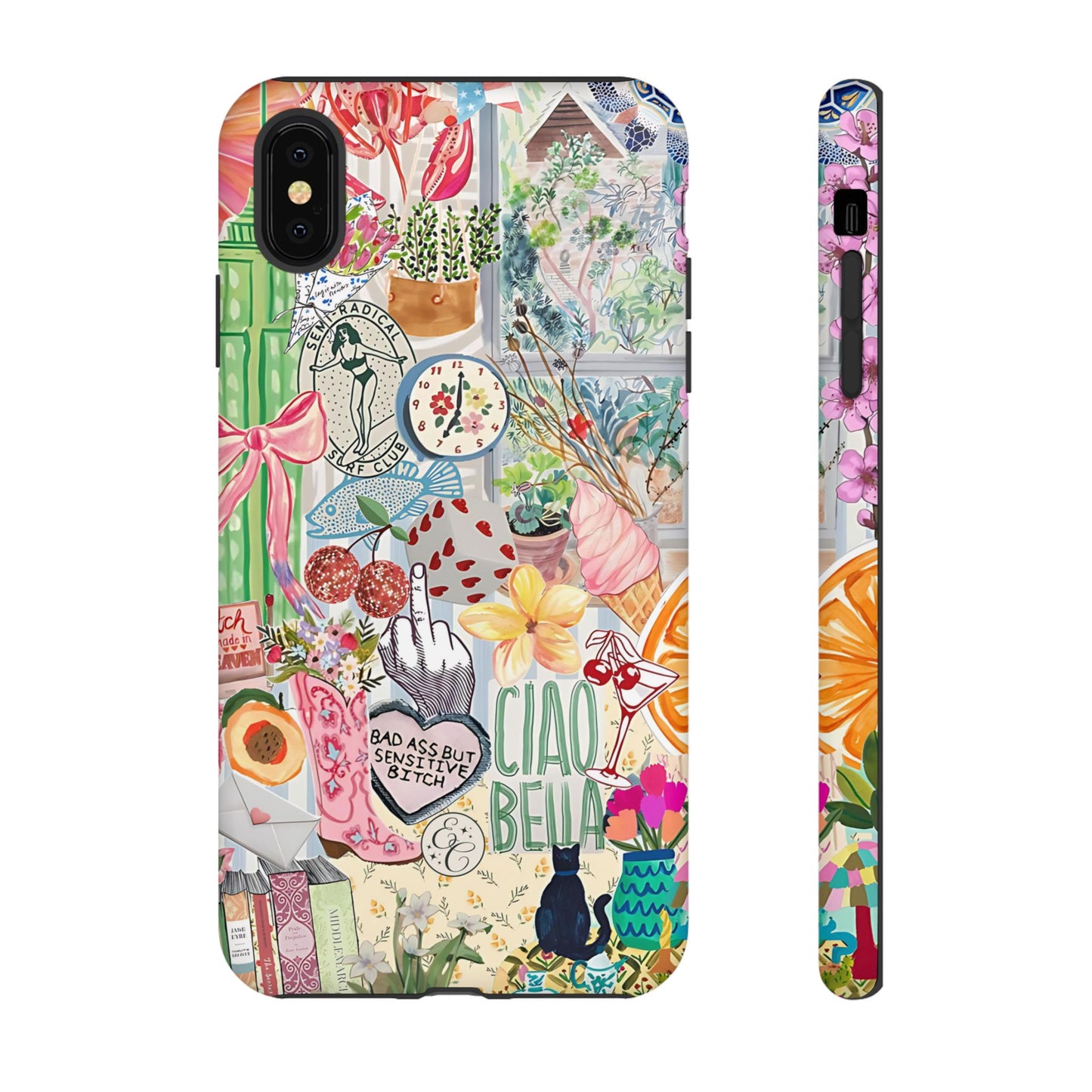 Coquette Art Collage Tough Phone Case