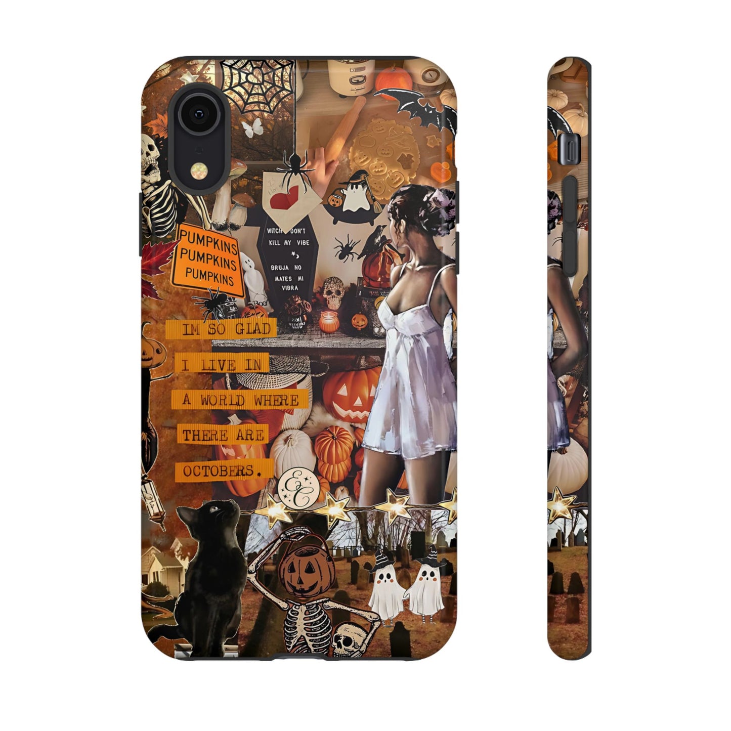 Halloween Aesthetic Collage Tough Phone Case