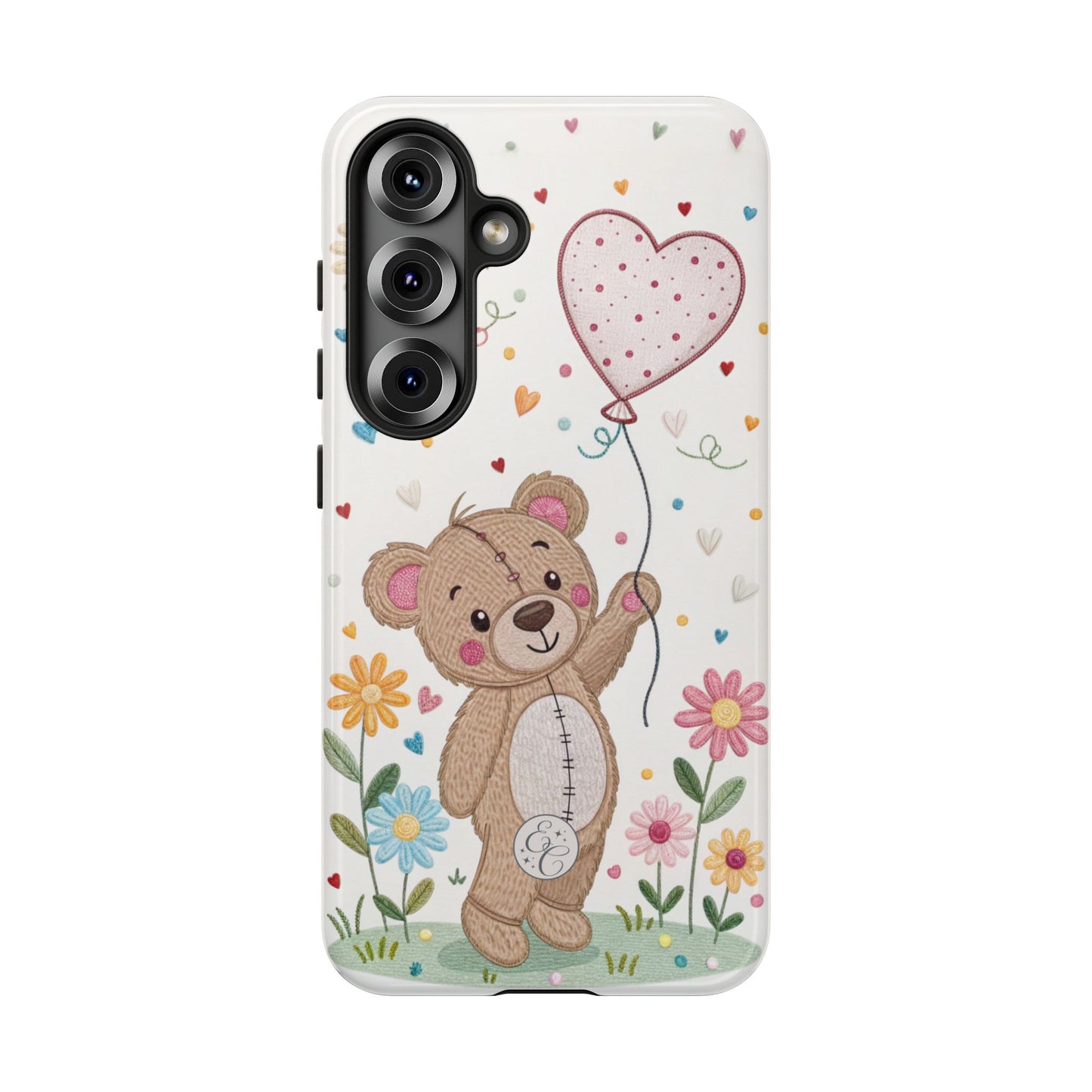 Cute Teddy Bear Tough Phone Case