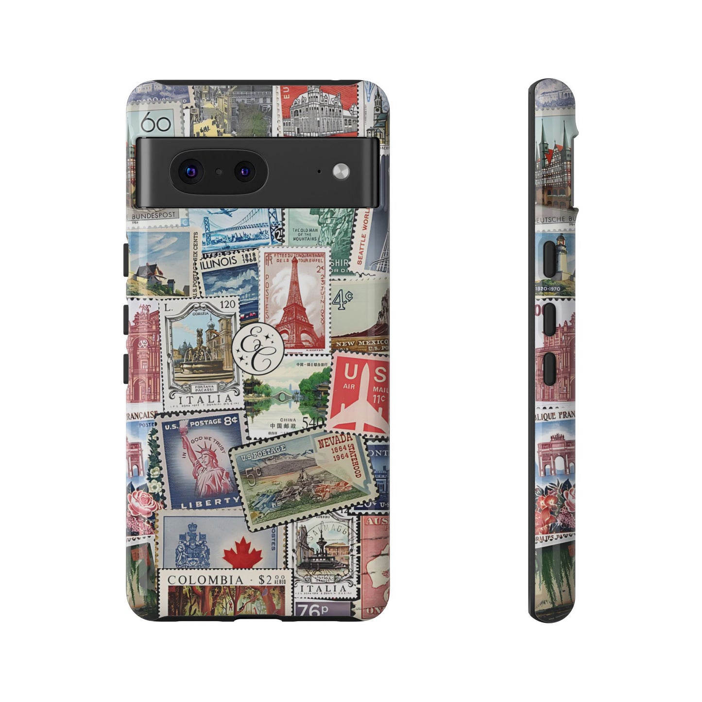 Vintage Stamp Collection Tough Phone Case