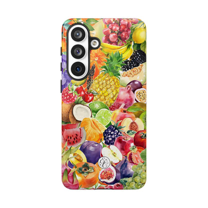 Colorful Fruits Collage Tough Phone Case