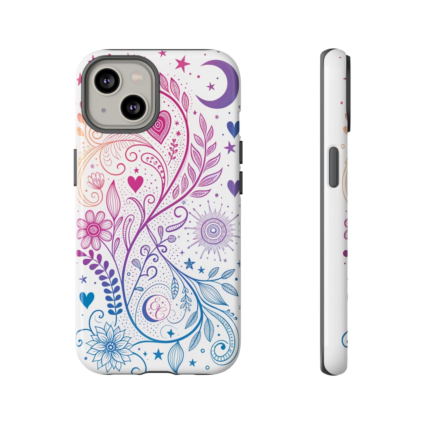 Subtel Bisexual Boho Doodle Tough Phone Case