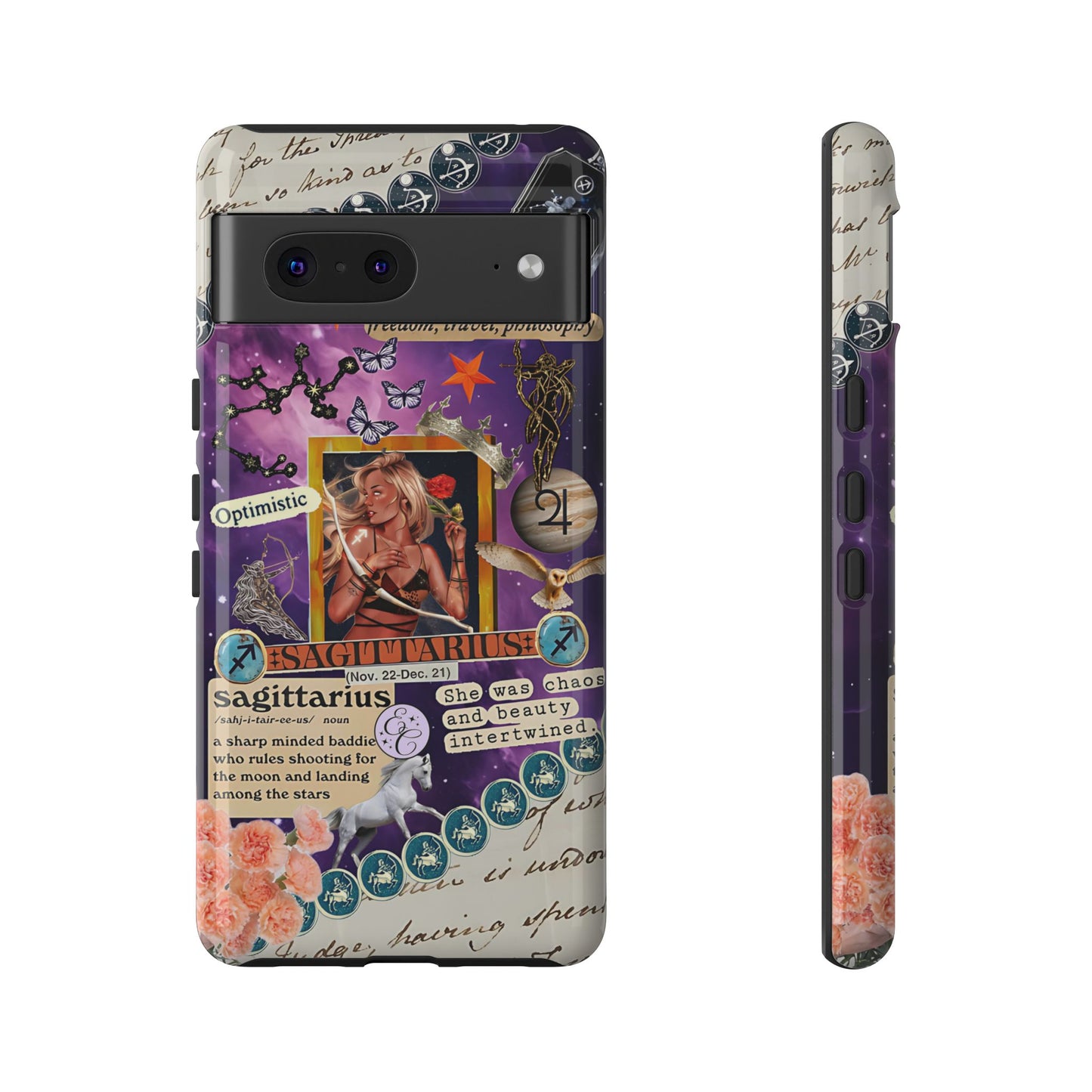 Sagittarius Zodiac Star Sign Tough Phone Case