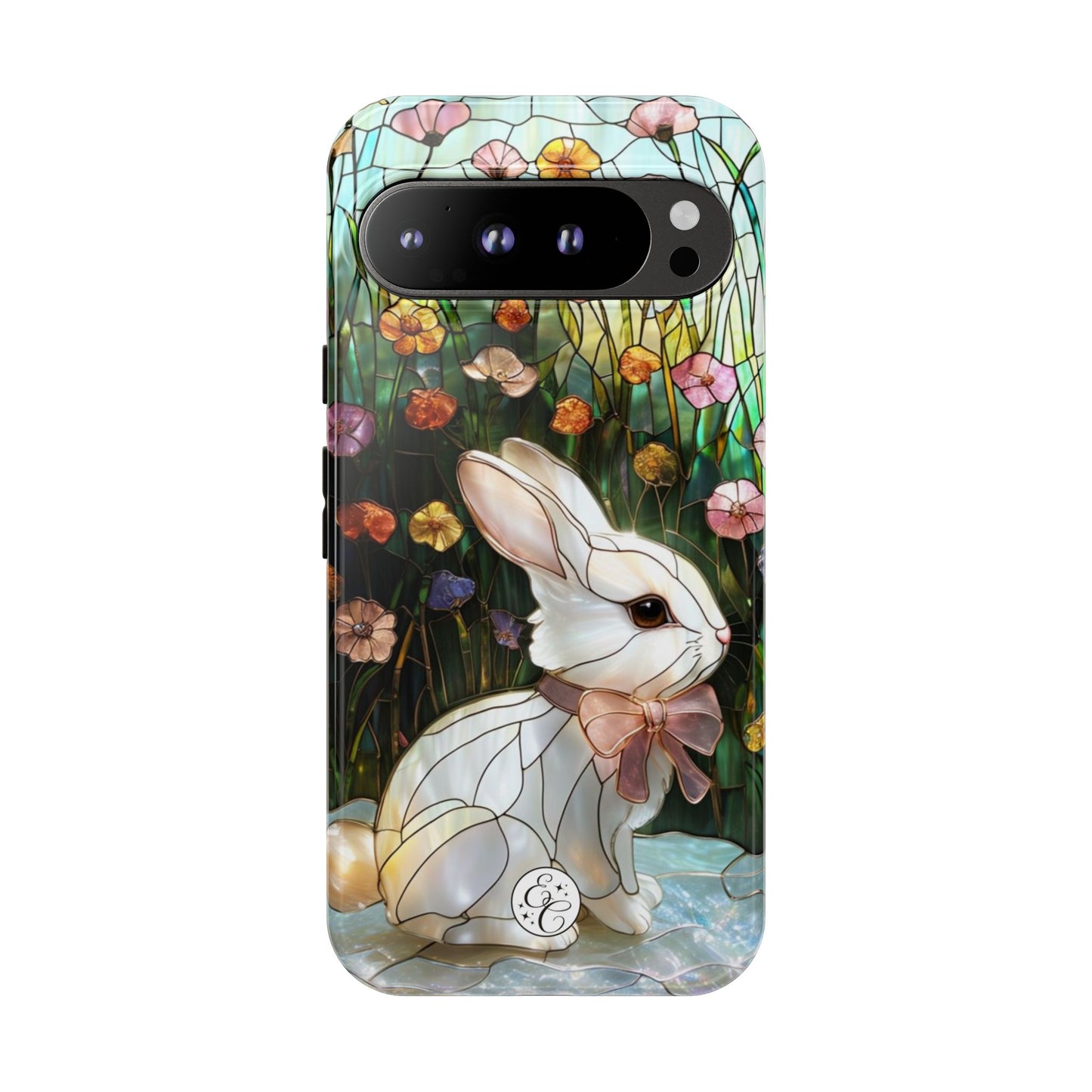 Easter Rabbit Stained Glass Tough Phone Case