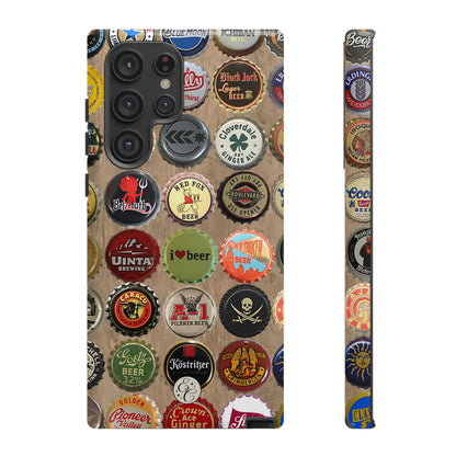 Beer Bottle Caps Tough Phone Case