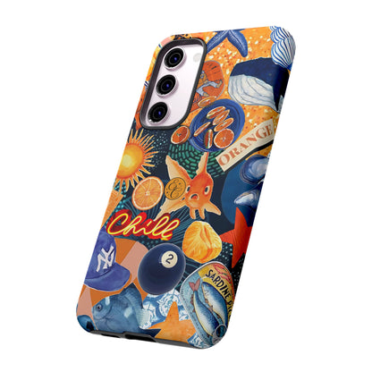 Nautical and Citrus Tough Phone Case