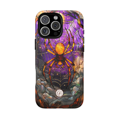Stained Glass Spider Tough Phone Case