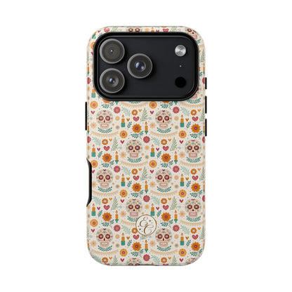 Boho Day of the Dead Tough Phone Case