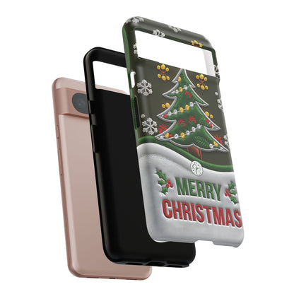 Merry Christmas Tree Tough Phone Case
