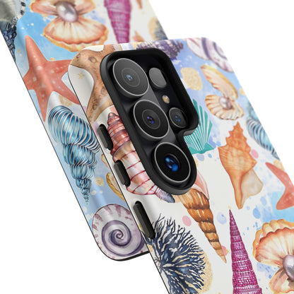 Colorful Sea Shells Tough Phone Case