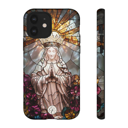 Virgin Mary Stained Glass Tough Phone Case