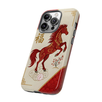 Chinese Zodiac Horse Tough Phone Case