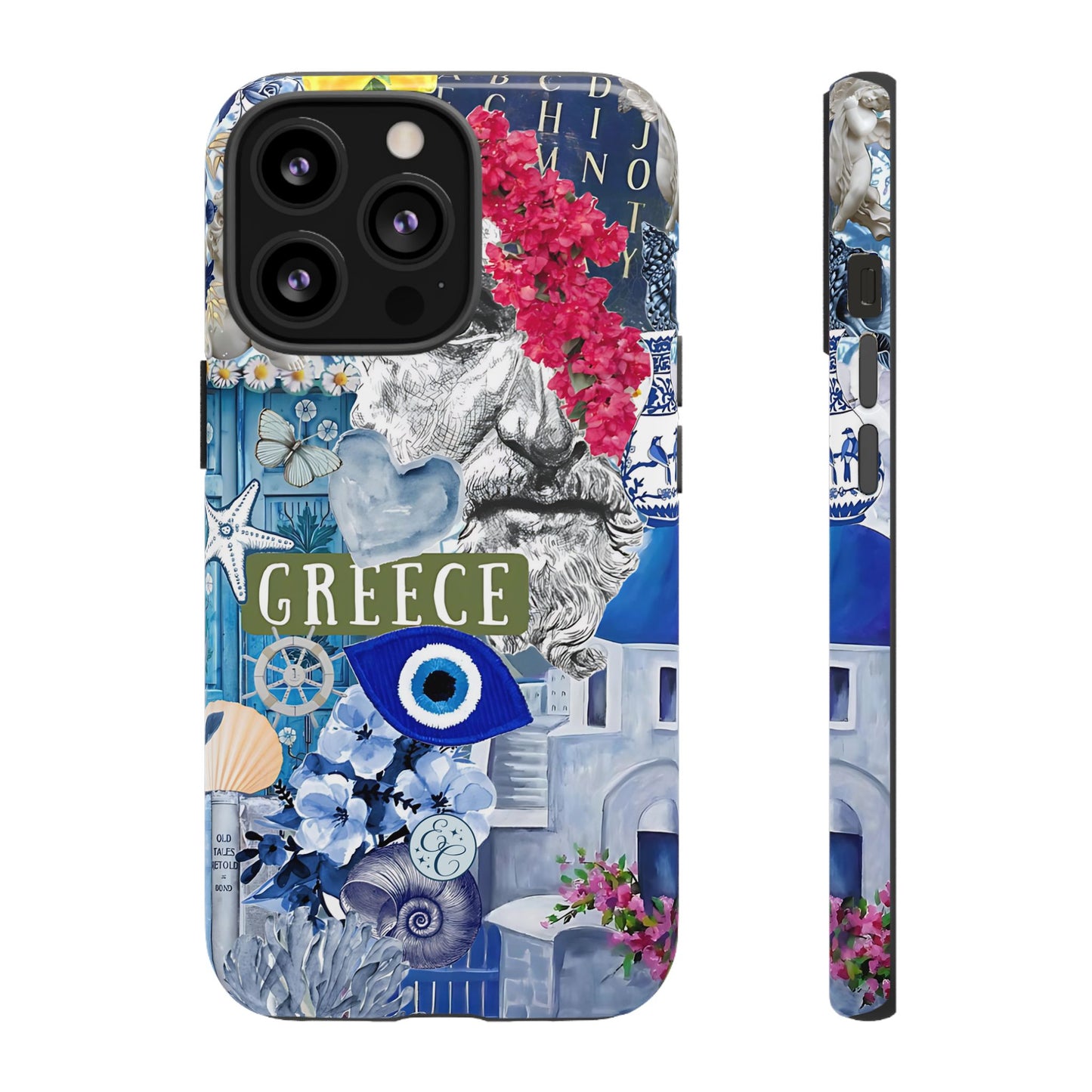 Greek Summer Collage Tough Phone Case