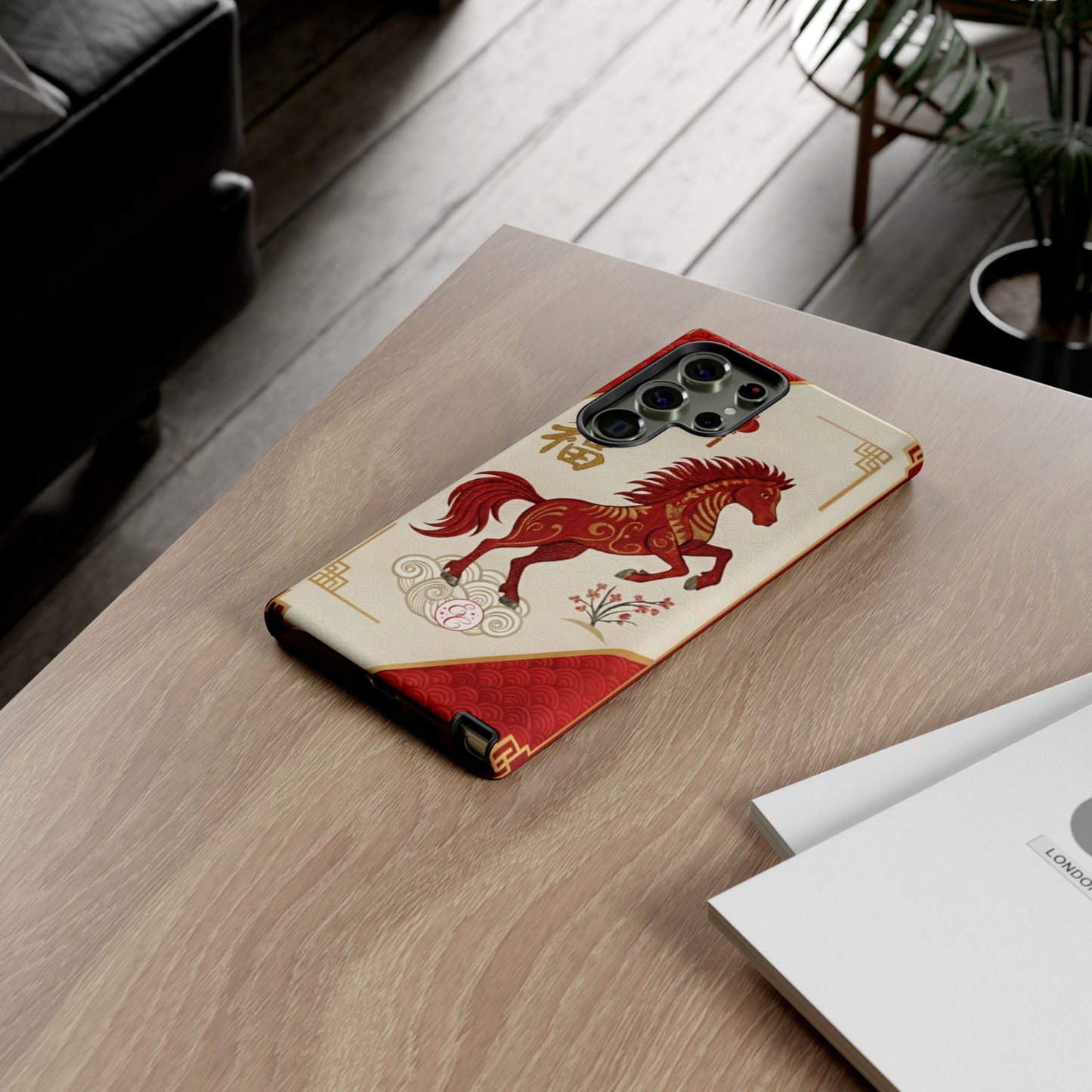 Chinese Zodiac Horse Tough Phone Case